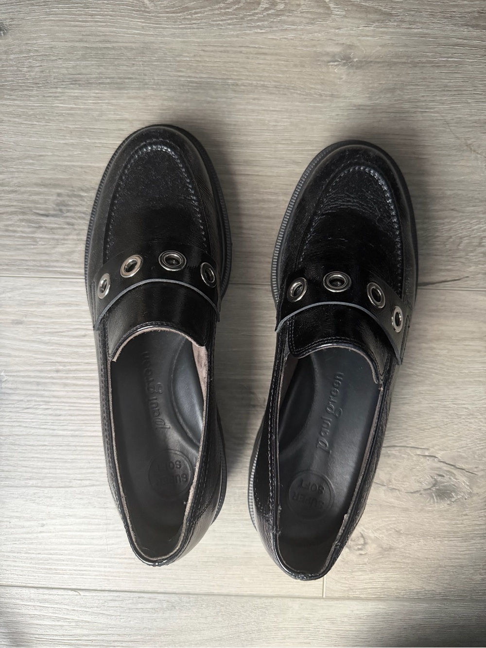 Paul Green Billie Lug Loafer in black